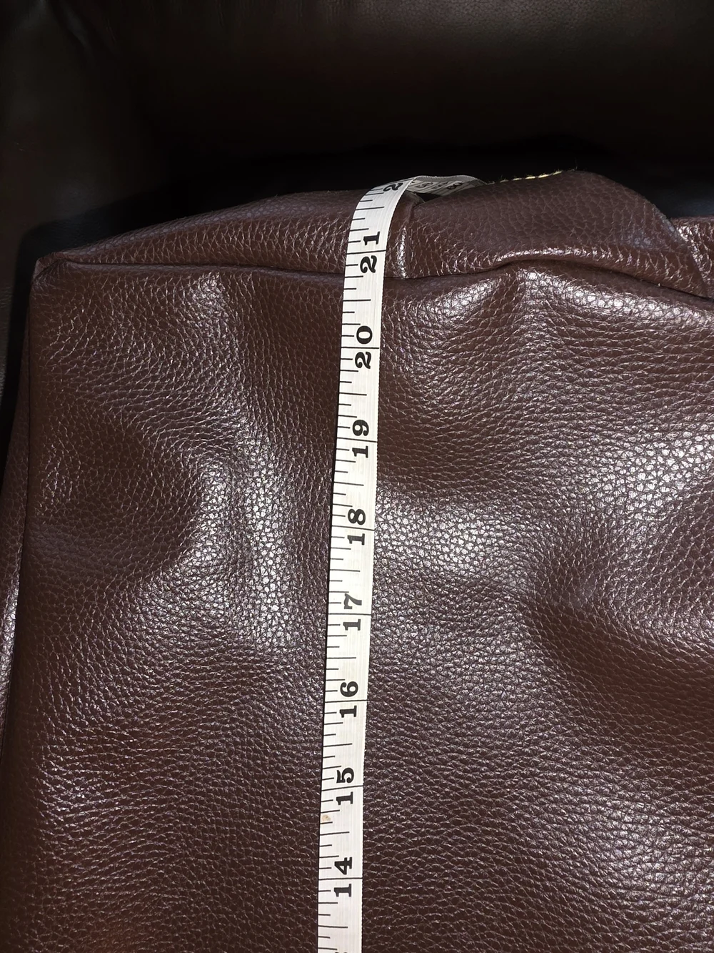 Nautica Men’s Brown Canvas & Leather Tote Bag